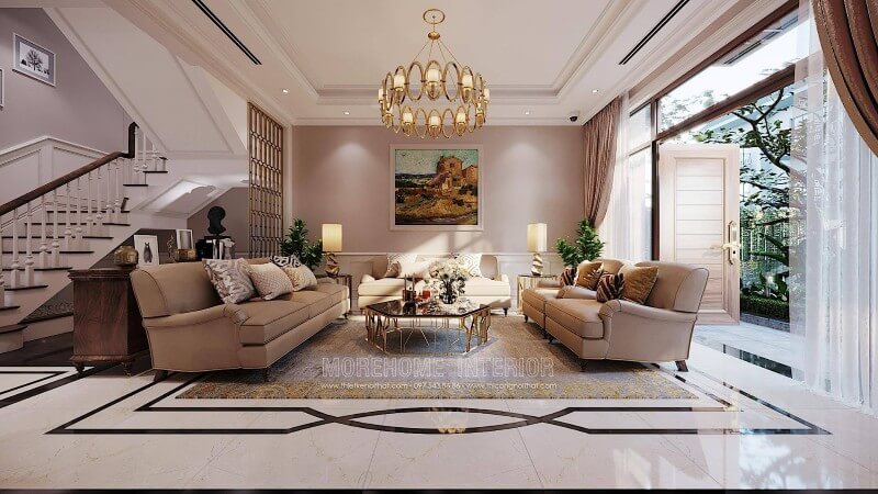 Sofa tân cổ điển Sofa tân cổ điển
